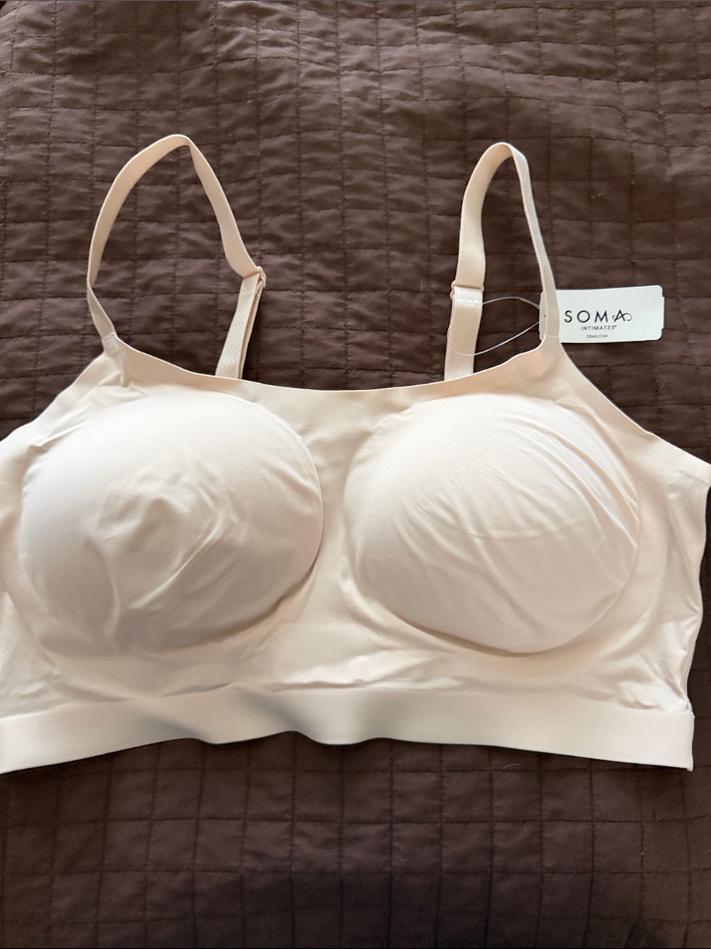 Soma Seamless Light Nude Wireless Comfort Bra